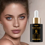 8-in-1 Custom Logo Kojic Acid Vitamin C Whitening Anti-Aging Anti-Wrinkle Dark Spot Brightening Glow Facial Serum