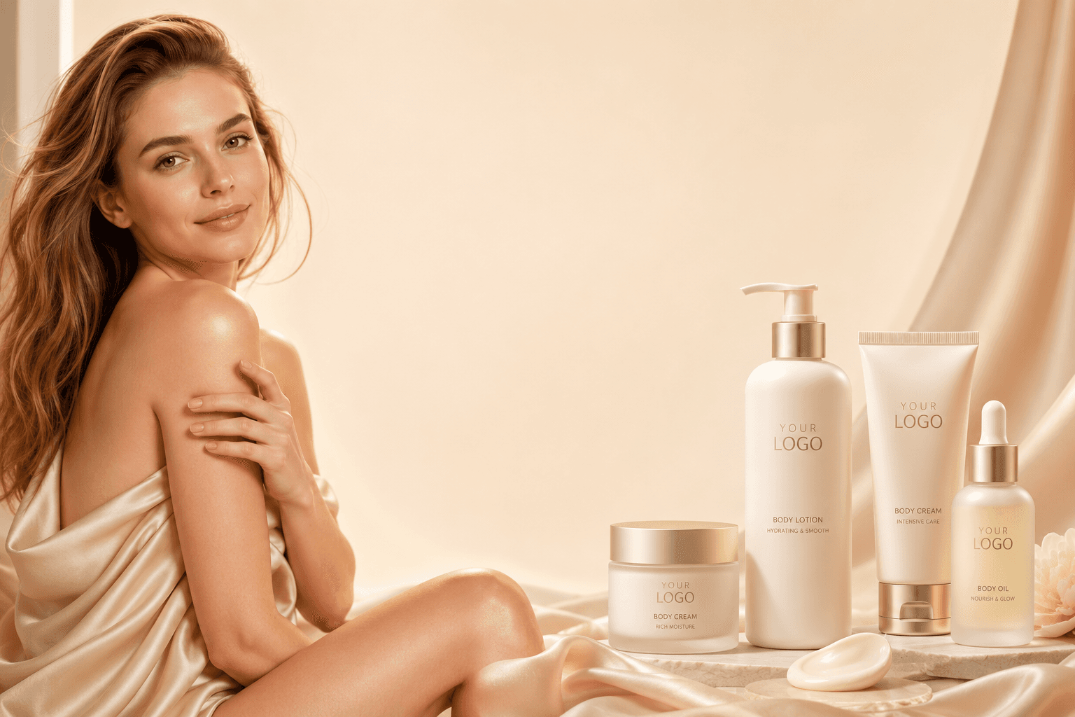 Body care manufacturing banner