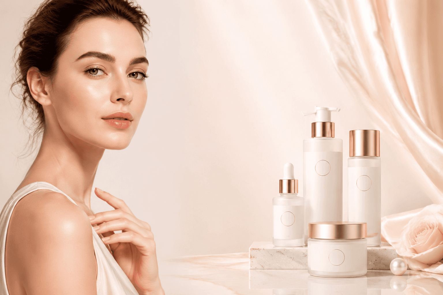 Face care manufacturing banner