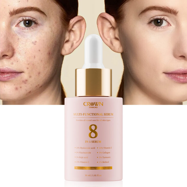 Hot Selling Korean 8-in-1 Hydrating Dark Spot Whitening Anti-Aging Acne Wrinkle Facial Serum