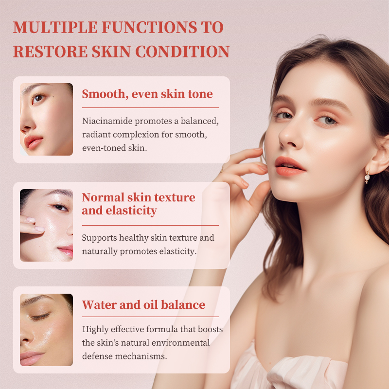 Niacinamide serum facial-care product presentation