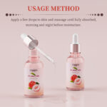 Own Brand Korean Glass Skin Hydrating Brightening Repair Dark Spot Removal Glow Peach 70% Niacinamide Serum