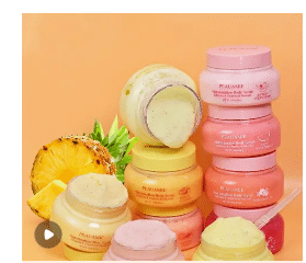 Organic Whipped Fruity Avocado Strawberry Body Scrub