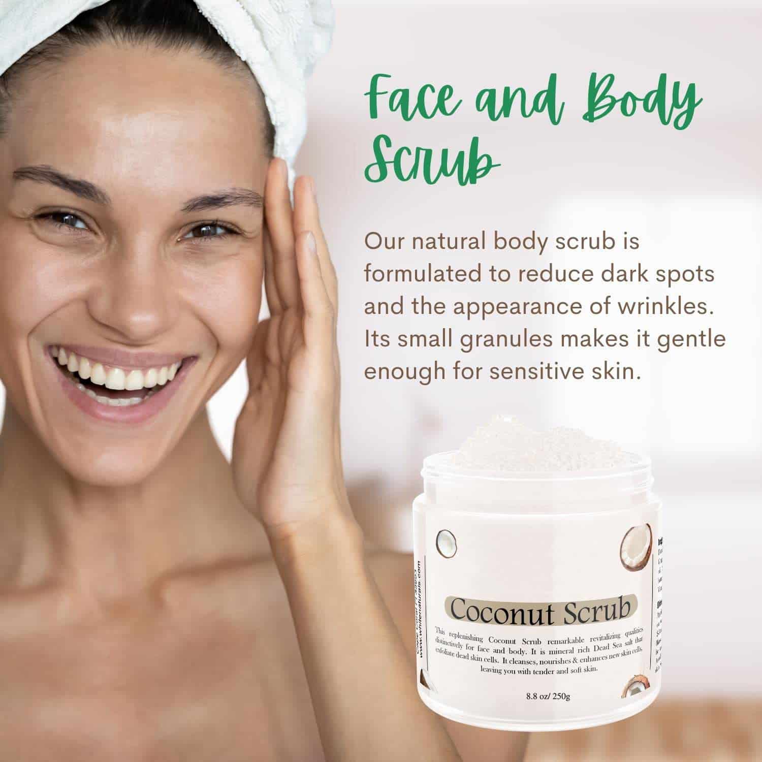 Private Label Coconut Body Scrub