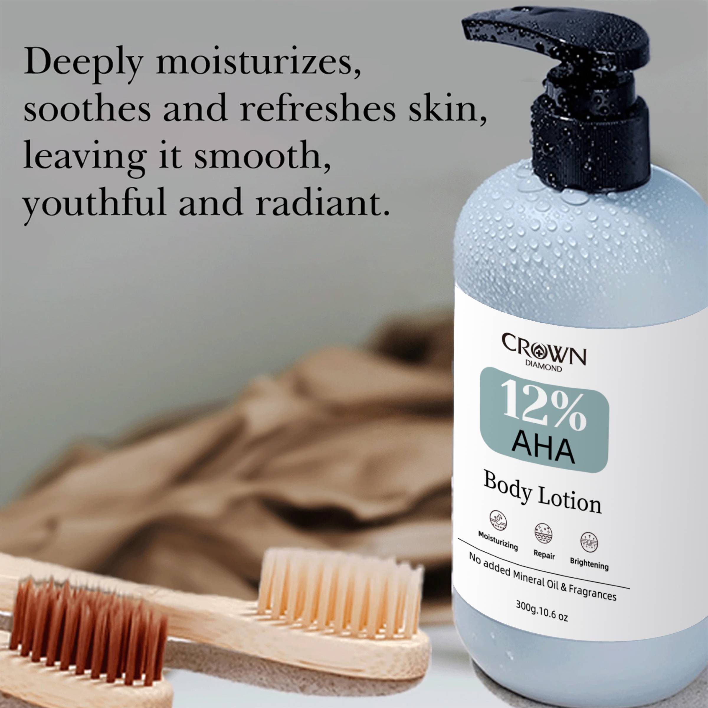 Private Label AHA Brightening Body Lotion