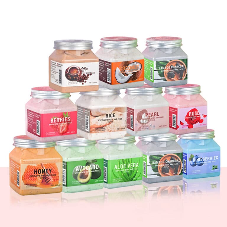 Organic Whipped Fruity Avocado Strawberry Body Scrub