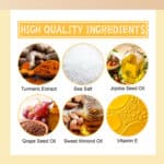 Organic Dead Sea Salt Turmeric Body Scrub