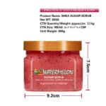 Private Label Papaya Watermelon Shea Butter Body Scrub