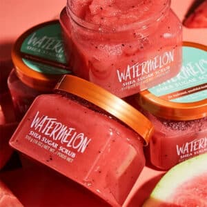 Private label papaya watermelon shea butter body scrub main product image
