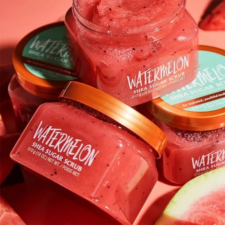 Private Label Papaya Watermelon Shea Butter Body Scrub
