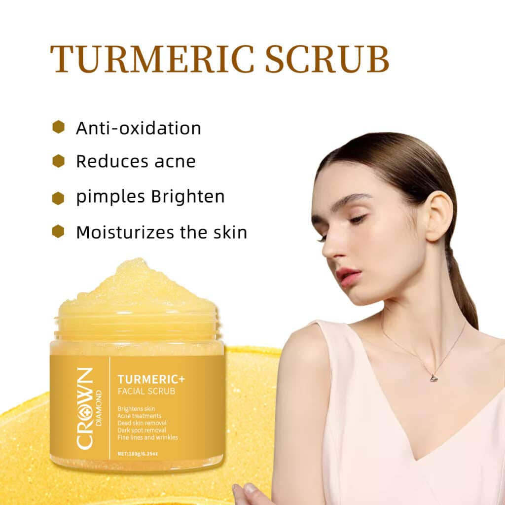 Organic Dead Sea Salt Turmeric Body Scrub