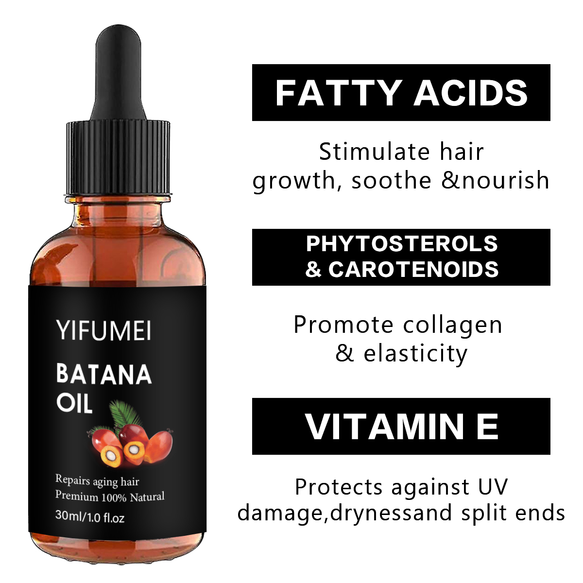 Batana rosemary hair oil botanical ingredients