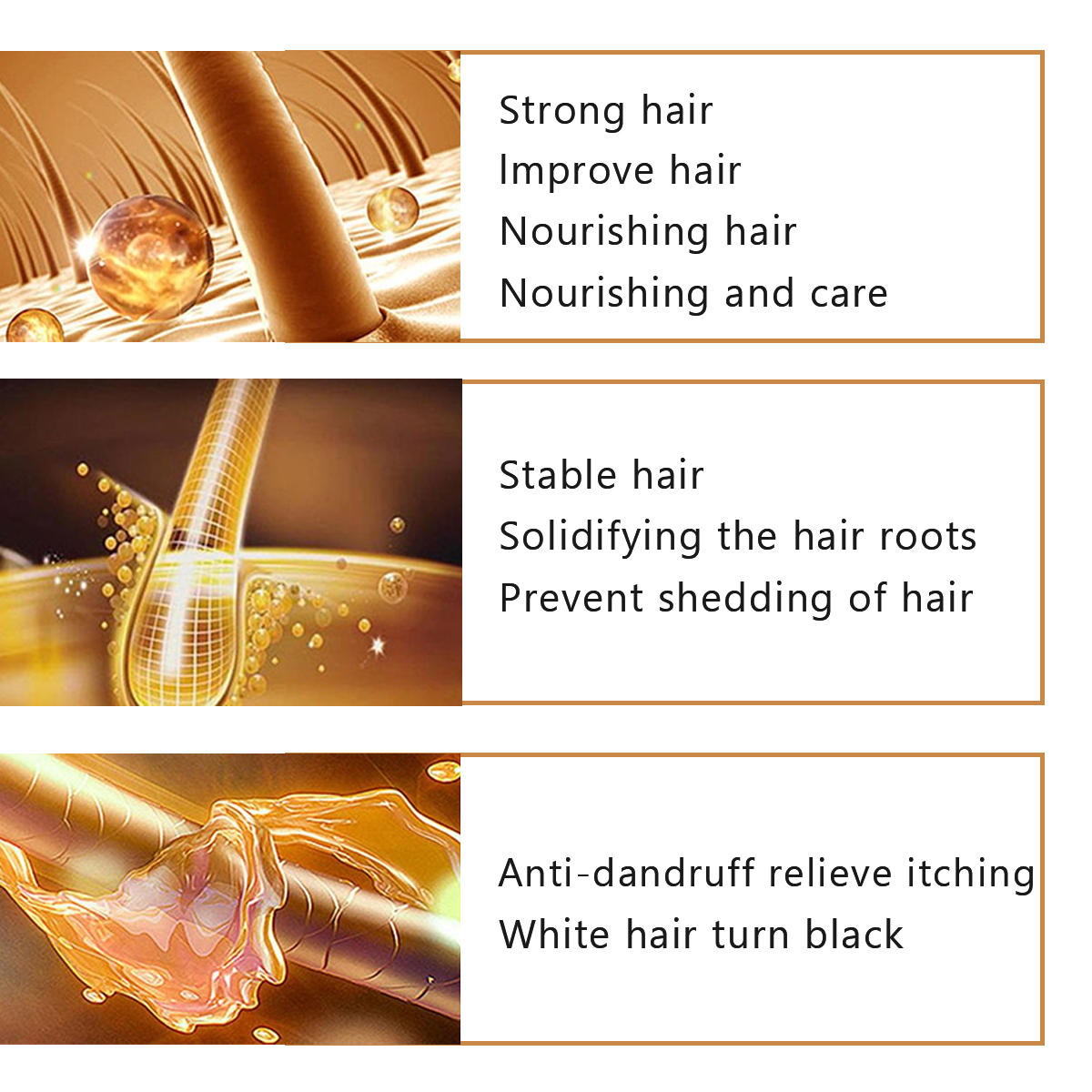 Private Label Ginseng Angelica Ginger Hair Regrowth Serum