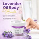 Custom Logo Lavender Dead Sea Salt Body Scrub