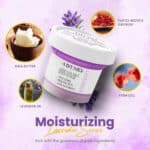 Custom Logo Lavender Dead Sea Salt Body Scrub