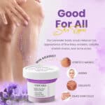 Custom Logo Lavender Dead Sea Salt Body Scrub
