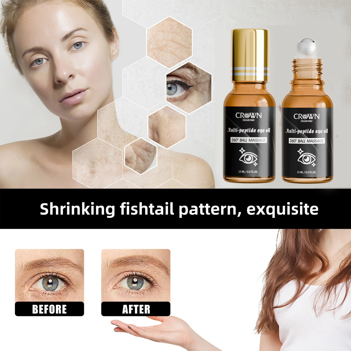 Private Label Multi-Peptide Eye Essence Oil