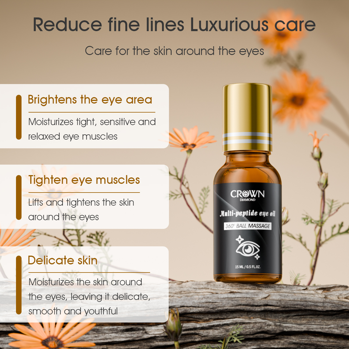 Private Label Multi-Peptide Eye Essence Oil