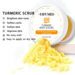 Custom Logo Turmeric Dead Sea Salt Body Scrub